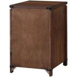 Baton Rouge Brushed Walnut File Cabinet -furniture QK1046515 OSPR BCK OL