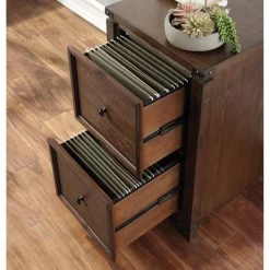 Baton Rouge Brushed Walnut File Cabinet -furniture QK1046515 OSPR IS1 OL