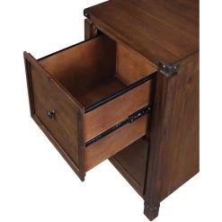 Baton Rouge Brushed Walnut File Cabinet -furniture QK1046515 OSPR IS3 OL