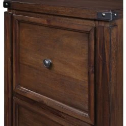 Baton Rouge Brushed Walnut File Cabinet -furniture QK1046515 OSPR IS5 OL