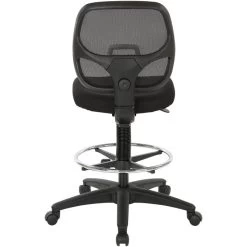 Work Smart Black Drafting Chair -furniture QK1046556 OSPR BCK OL