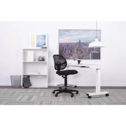Work Smart Black Drafting Chair -furniture QK1046556 OSPR LF1 RM