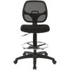 Work Smart Black Drafting Chair -furniture QK1046556 OSPR PRI OL
