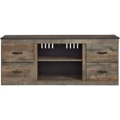 Trinell Rustic Plank 60 Inch Console