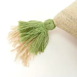 Heartland Home Burlap Multi Tassel Pillow -furniture QK1046715 HOMT IS1 OL