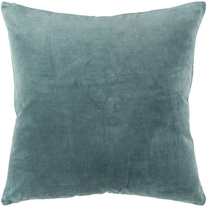 Collected Culture Sparrow Blue Velvet Pillow 3 Collected Culture Sparrow Blue Velvet Pillow