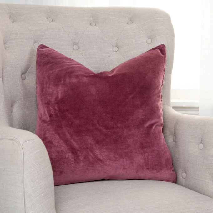 Collected Culture Berry Velvet Pillow 4 Collected Culture Berry Velvet Pillow - Image 2