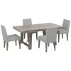 Uptown Shadow 5 Piece Upholstered Dining Set -furniture QK1047049 CANA PRI OL