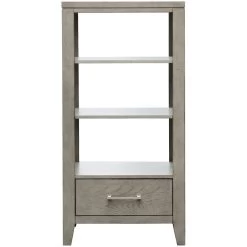 Essex Gray 56 Inch Bookcase