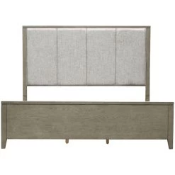 Essex Gray Queen Upholstered Bed