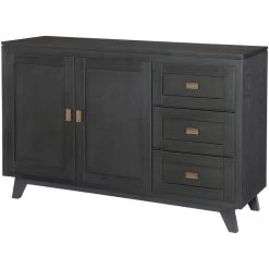 Concord Charred Oak Credenza