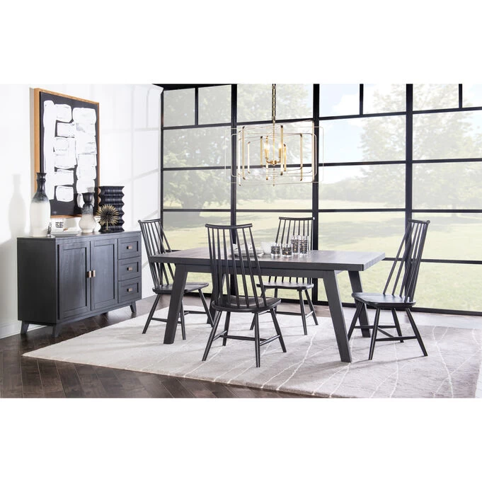 Concord Charred Oak 5 Piece Dining Set 4 Concord Charred Oak 5 Piece Dining Set - Image 2