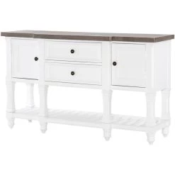 Essex White Credenza