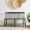 Capeside Cottage Royal Black Bench -furniture QK1048164 LIBF PRI OL