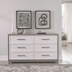 Palmetto Heights Shell White Dresser