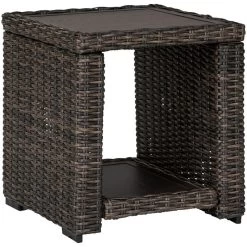 Grasson Lane Brown End Table 8 Grasson Lane Brown End Table -furniture QK1048817 ASHL AFR OL