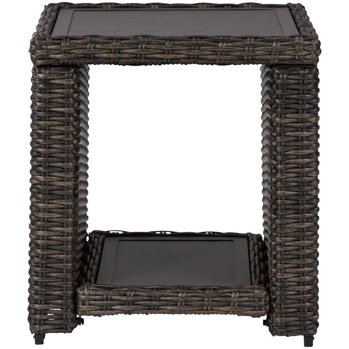 Grasson Lane Brown End Table 3 Grasson Lane Brown End Table