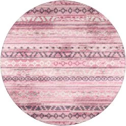 Sedona X Blush 8 Round Rug