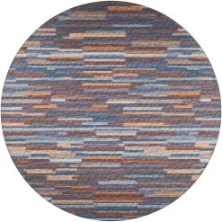 Sedona VIII Denim 8 Round Rug
