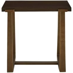 Balintmore Brown Square End Table