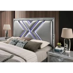 Emmeline Silver Queen 4 Piece Storage Room Group 12 Emmeline Silver Queen 4 Piece Storage Room Group -furniture QK1052822 FURA IS4 OL