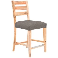 Rails Natural Washed Counter Stool