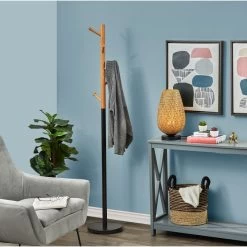 Adesso Arbor Black Coat Rack -furniture QK1053855 ADES LF2 RM