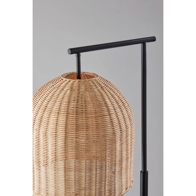 Adesso Bahama Dark Bronze Floor Lamp 4 Adesso Bahama Dark Bronze Floor Lamp - Image 2