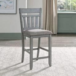 Newport Smokey Gray Counter Stool