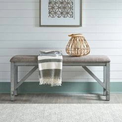 Newport Smokey Gray Counter Bench
