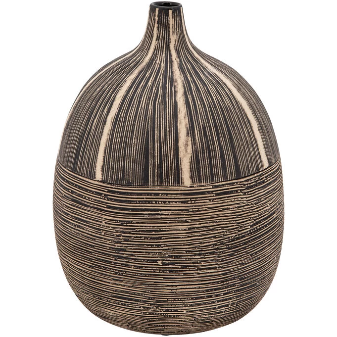 Collected Culture Brown 9 Inch Vase 3 Collected Culture Brown 9 Inch Vase