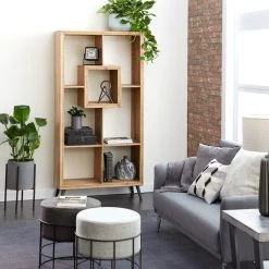 Arienti Brown Modern Shelving Unit