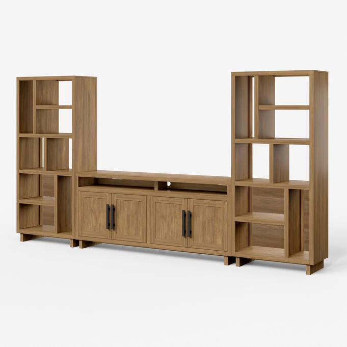 Sienna Autumn Wheat 72 Inch 4 Door Console 4 Sienna Autumn Wheat 72 Inch 4 Door Console - Image 2