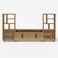 Sienna Autumn Wheat 72 Inch 4 Door Console