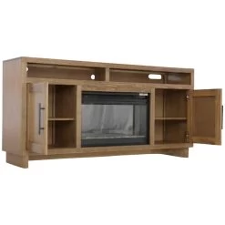 Sienna Autumn Wheat 64 Inch Fireplace Console -furniture QK1055076 APAM OPN OL