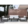 Paradise Dark Eucalyptus 4 Piece Room Group -furniture QK1056187 ARMN LF1 RM