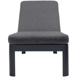 Portals Black Chaise