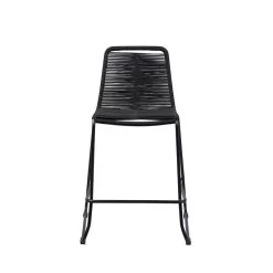 Shasta Black 26 Inch Stackable Bar Stool
