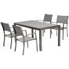 Solana Gray 5 Piece Dining Set