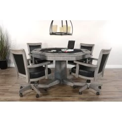 Summit County Alpine Gray 5 Piece Game Set 8 Summit County Alpine Gray 5 Piece Game Set -furniture QK1057845 SUNN LF3 RM