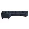 Connections Ocean Flare 3 Piece Right Arm Facing Cuddler Sectional