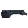 Connections Ocean Flare 4 Piece Right Arm Facing Chaise Wedge Sectional -furniture QK1058483 STLI PRI OL