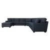 Connections Ocean Flare 4 Piece Left Arm Facing Chaise Wedge Sectional -furniture QK1058484 STLI PRI OL