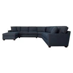 Connections Ocean Flare 4 Piece Left Arm Facing Chaise Wedge Sectional