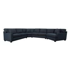 Connections Ocean Flare 4 Piece Right Arm Facing Cuddler Wedge Sectional 5 Connections Ocean Flare 4 Piece Right Arm Facing Cuddler Wedge Sectional -furniture QK1058485 STLI LF1 RM
