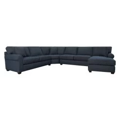 Connections Ocean Roll 4 Piece Right Arm Facing Chaise Wedge Sectional -furniture QK1058570 STLI LF1 RM