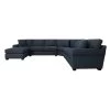 Connections Ocean Roll 4 Piece Left Arm Facing Chaise Wedge Sectional 2 Connections Ocean Roll 4 Piece Left Arm Facing Chaise Wedge Sectional -furniture QK1058571 STLI PRI OL