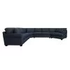 Connections Ocean Roll 4 Piece Right Arm Facing Cuddler Wedge Sectional