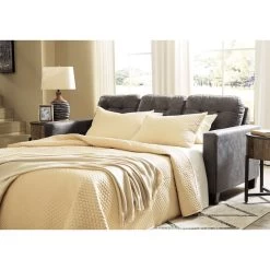 Venaldi Gunmetal Queen Sofa Chaise Sleeper 5 Venaldi Gunmetal Queen Sofa Chaise Sleeper -furniture QK1058860 ASHL LF1 RM