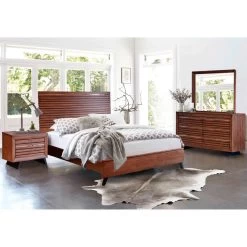 Oslo Rustic Brown Nightstand -furniture QK1059466 ROTA PRI OL